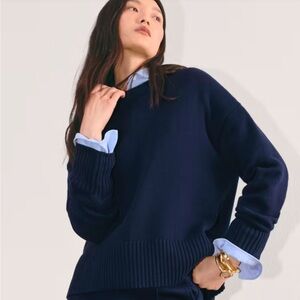 Everlane boxy cotton sweater - M